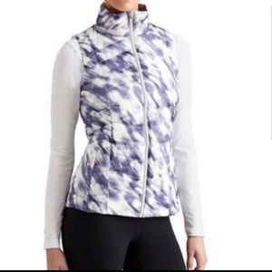 Athleta Puffer Goose Down Altitude Vest Size Large
